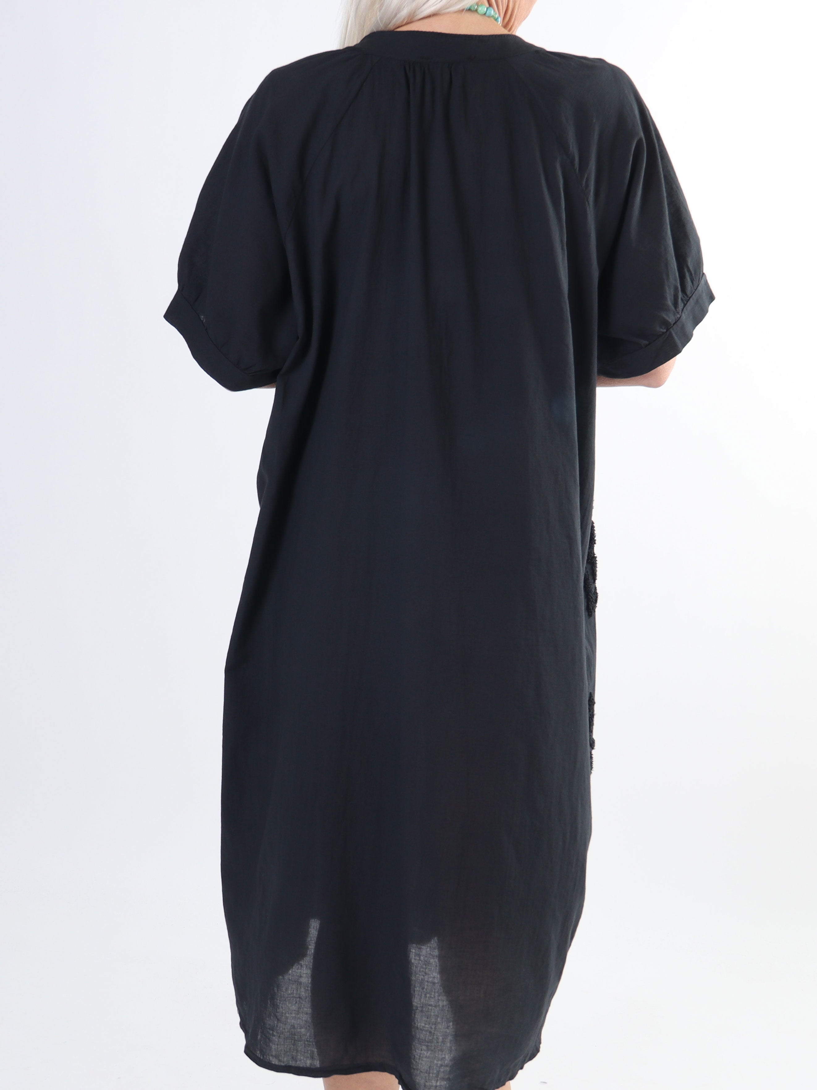 Nannali - Fin plus size kjole i bomuld med stjerner